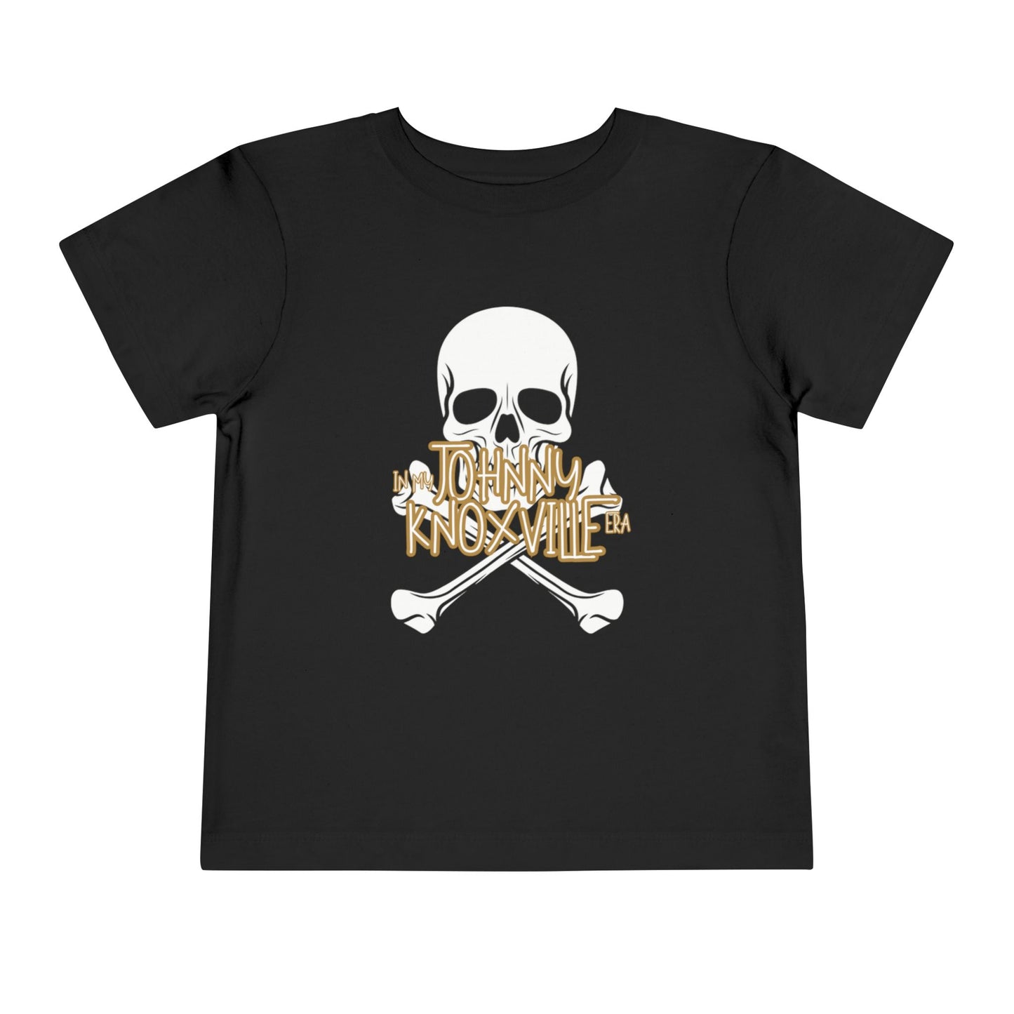 In My Johnny Knoxville Era - Skull - Black - Toddler Tee