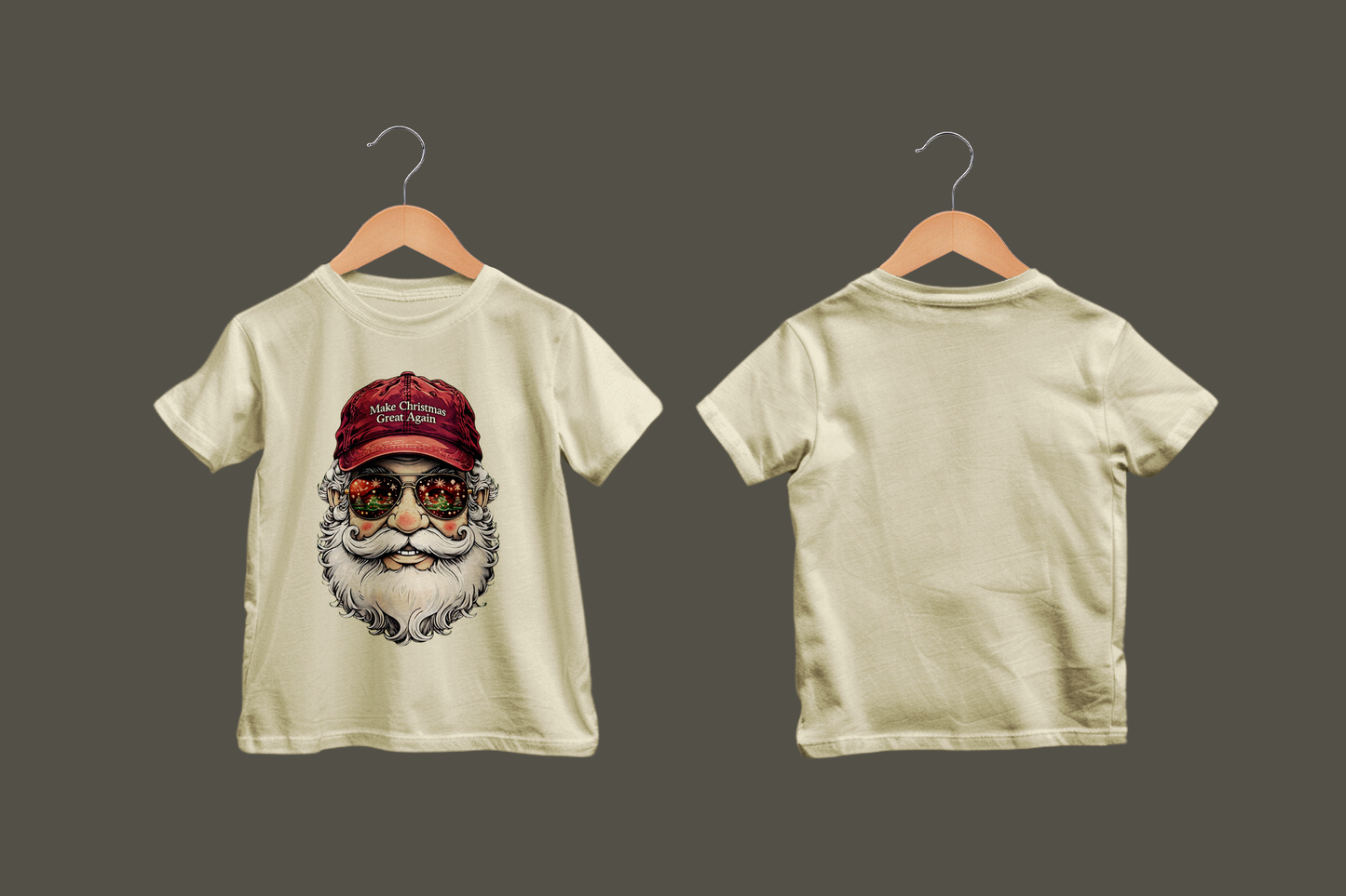 Toddler Tee - Make Christmas Great Again - Ivory