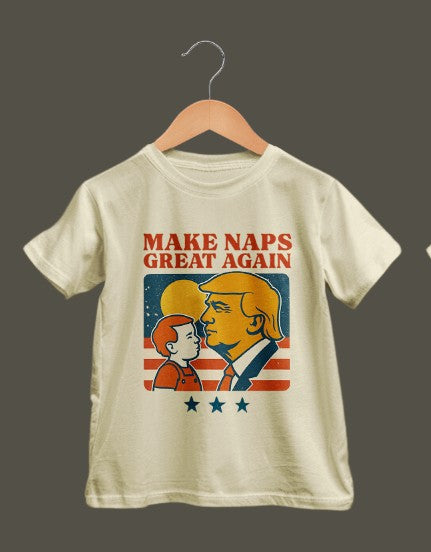 Toddler Tee - Vintage 'Make Naps Great Again'