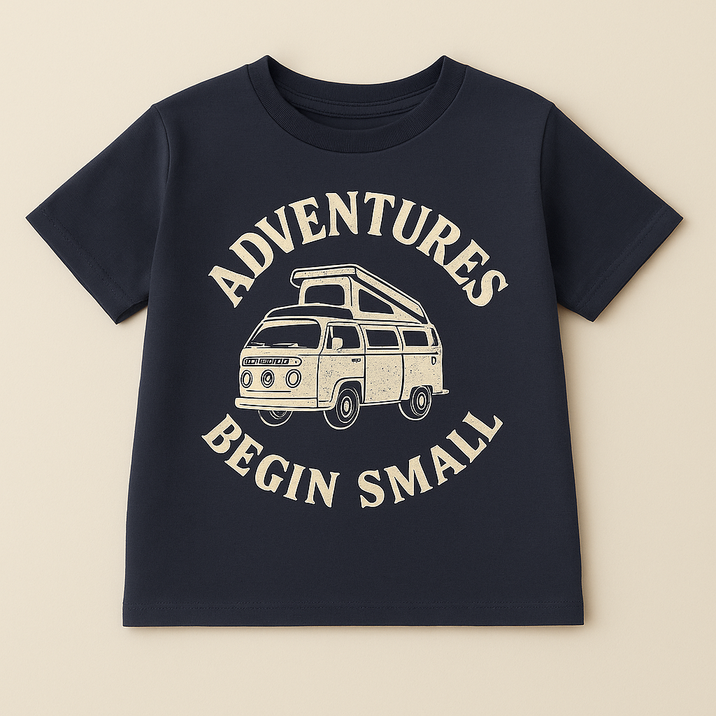 Adventure Toddler Tee • Little Explorer Shirt • Vintage Camper Kids T-shirt • Unisex Toddler Graphic Tee