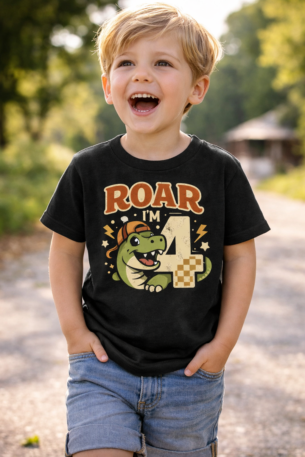 Roar I’m 4 Dinosaur Toddler