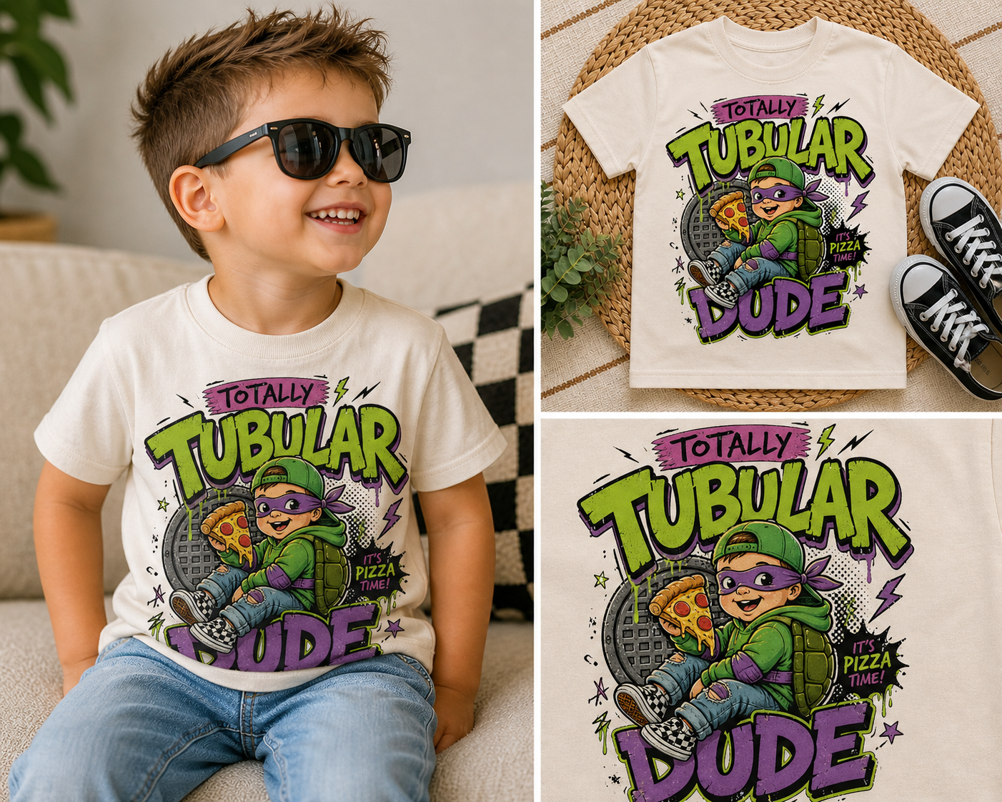 Totally Tubular Dude Toddler