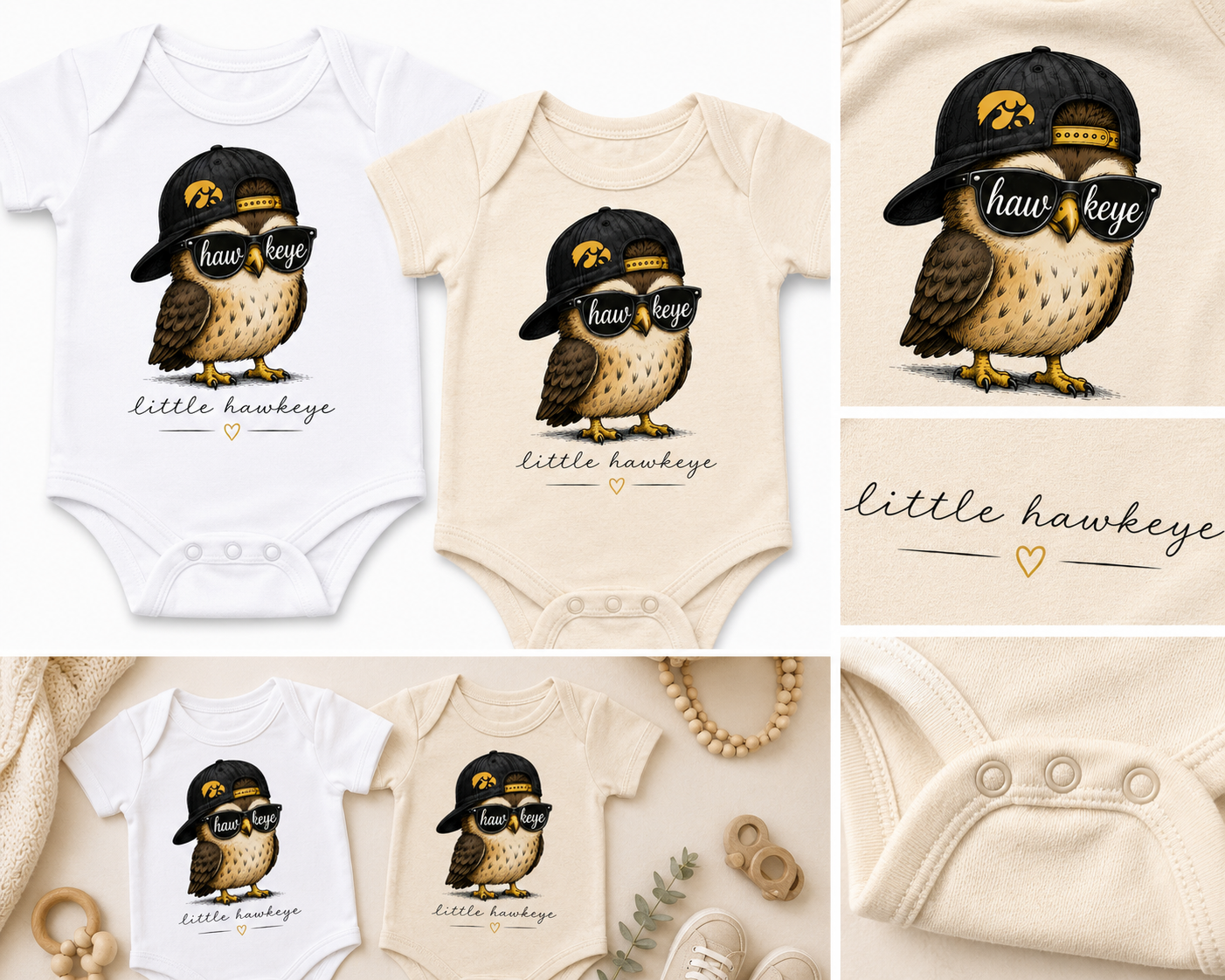 Little Hawkeye Onesie