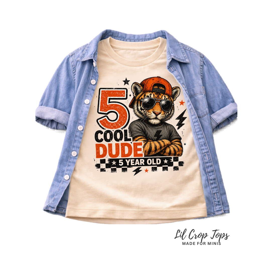 Five Cool Dude Toddler