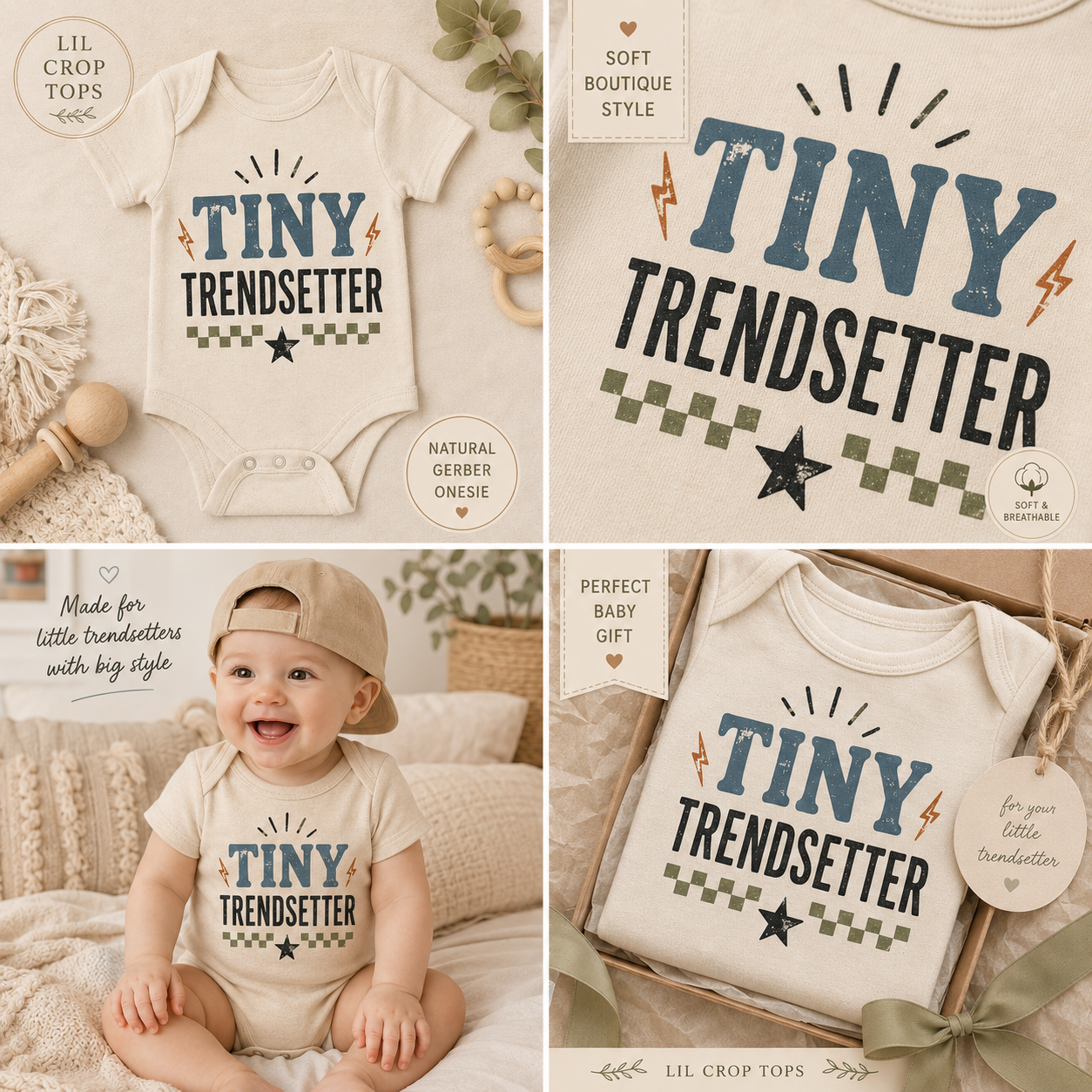 Tiny Trendsetter Onesie