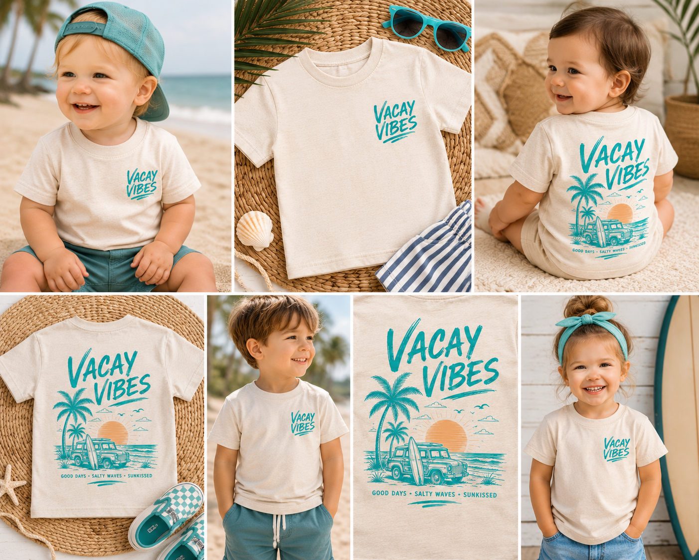 Vacay Vibes Beach Toddler