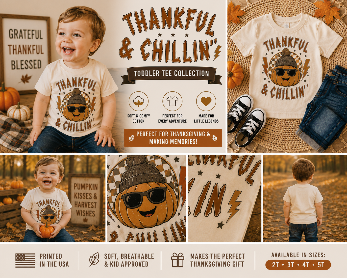 Thankful & Chillin Toddler