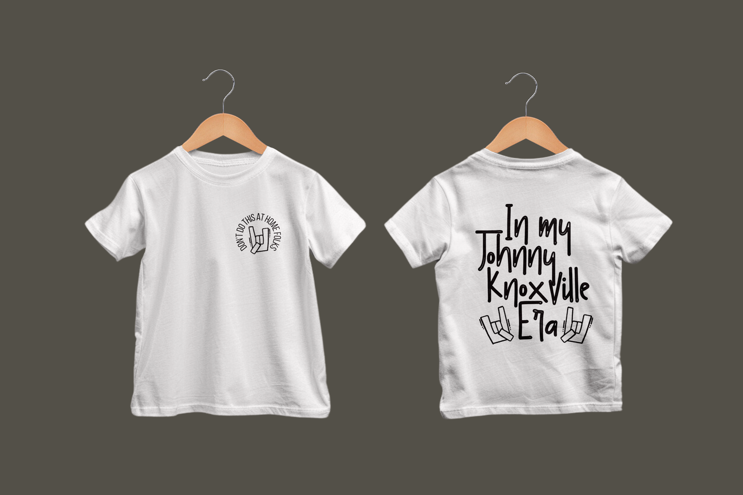 Toddler Tee - My Johnny Knoxville Era (White)