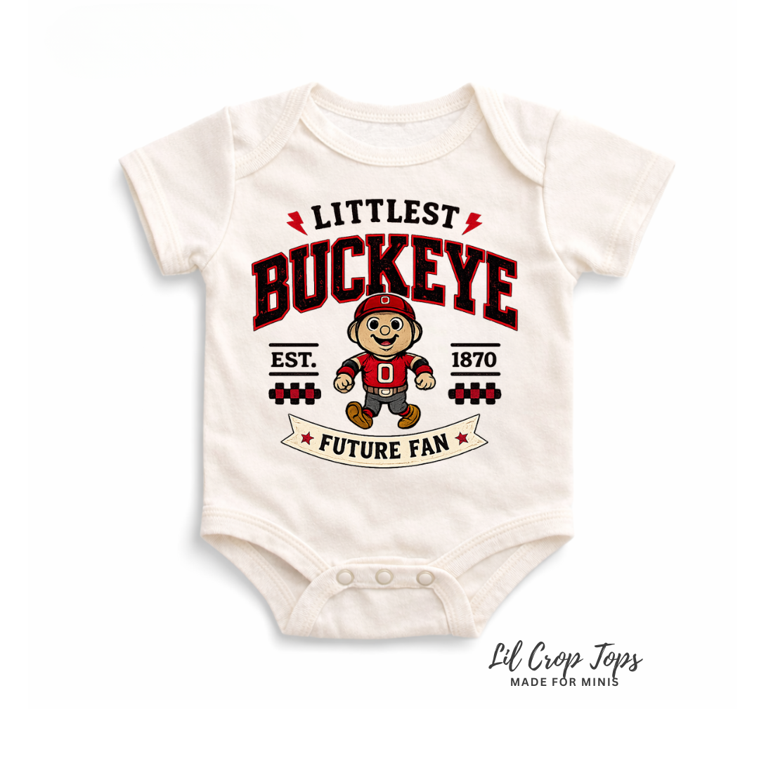 Littlest Buckeye Onesie