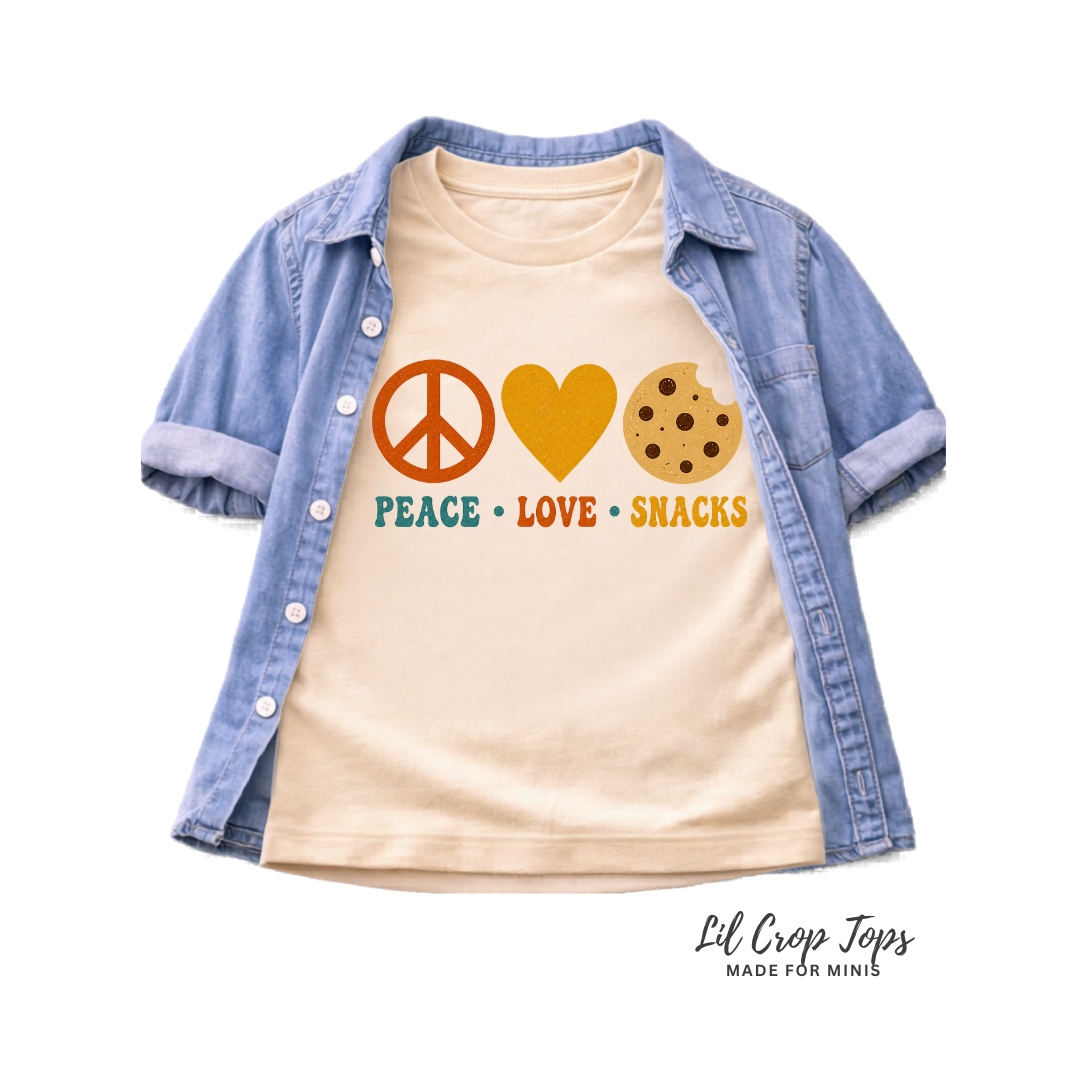 Peace Love Snacks Toddler