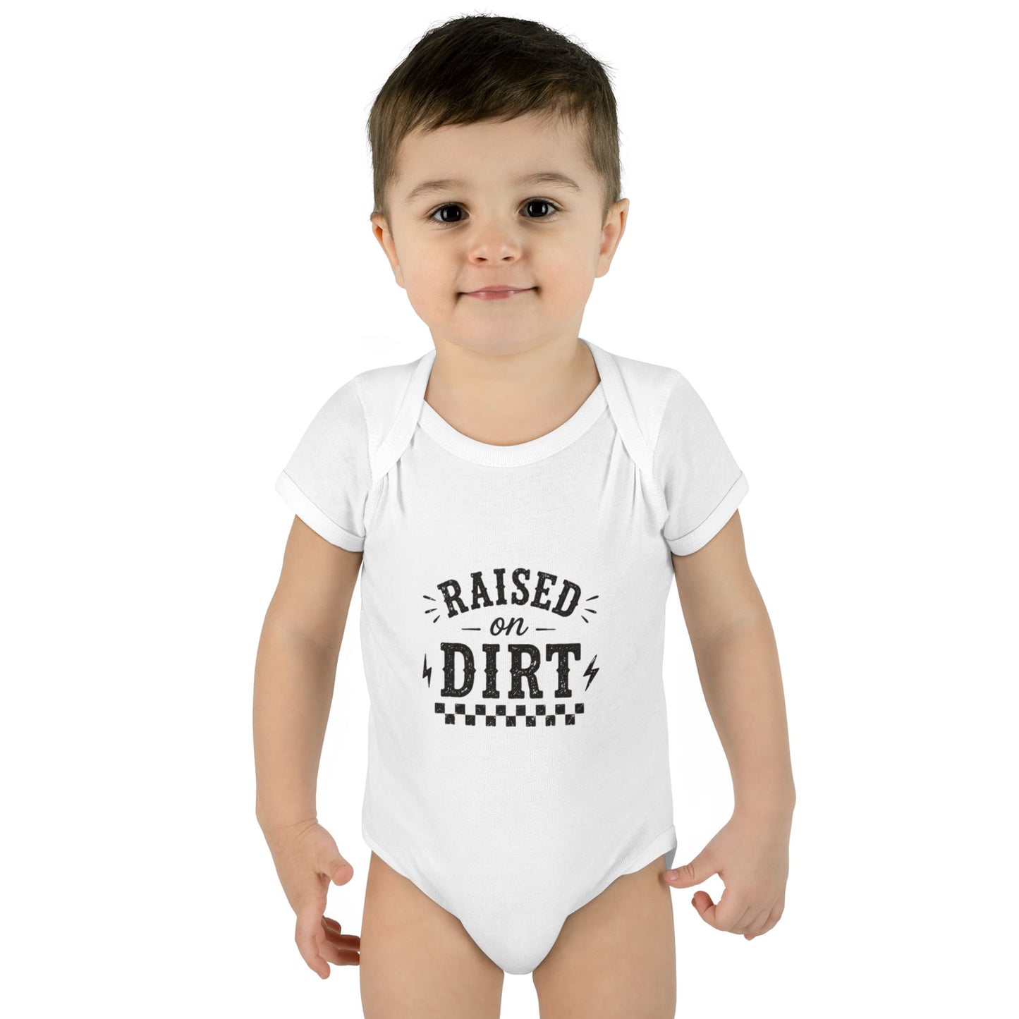 Raised on Dirt Onesie