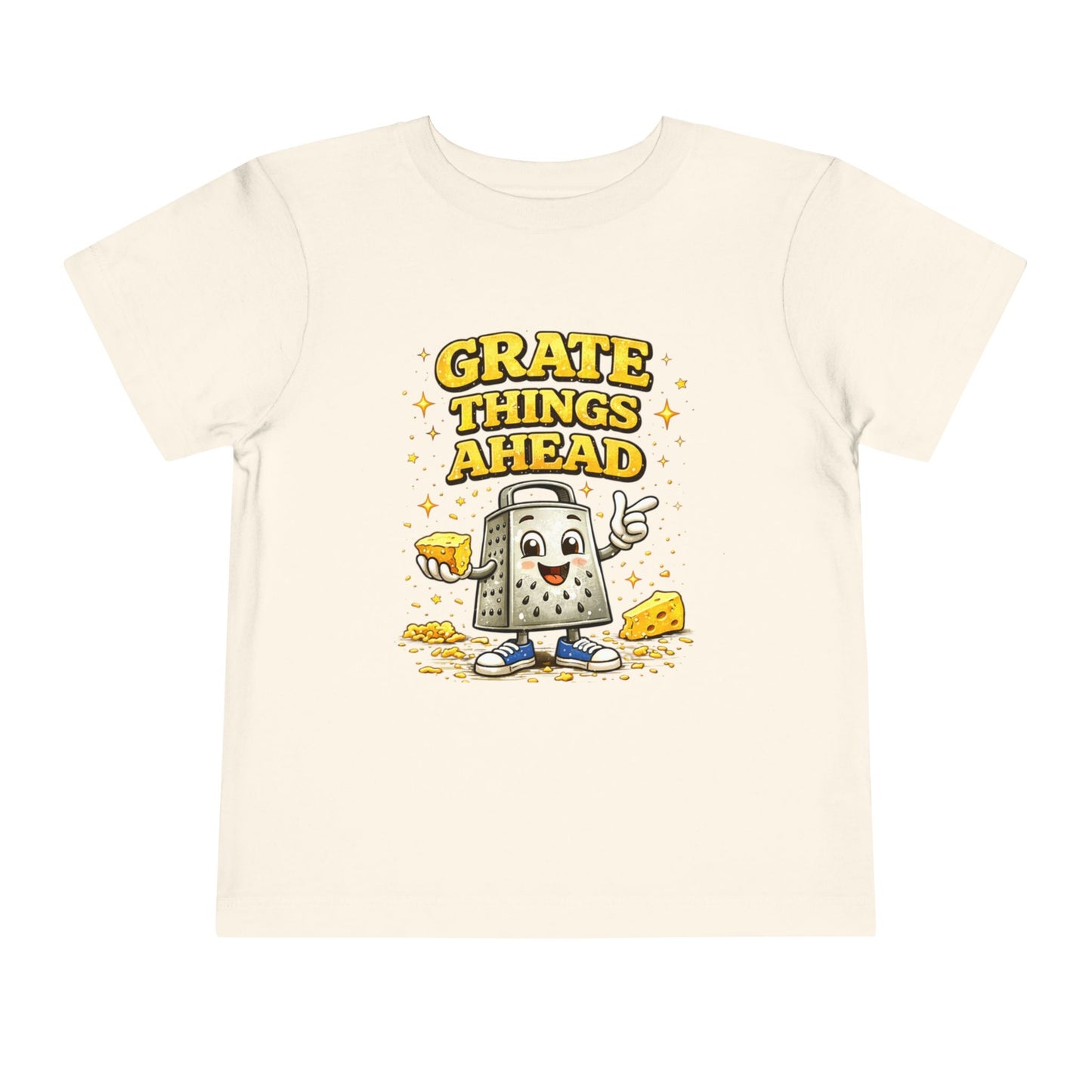 Grate Things Ahead Toddler Shirt, Funny Cheese Pun Kids Tee, Cute Food Pun Shirt for Kids, Funny Kids Graphic Tee, Kids Humor Shirt