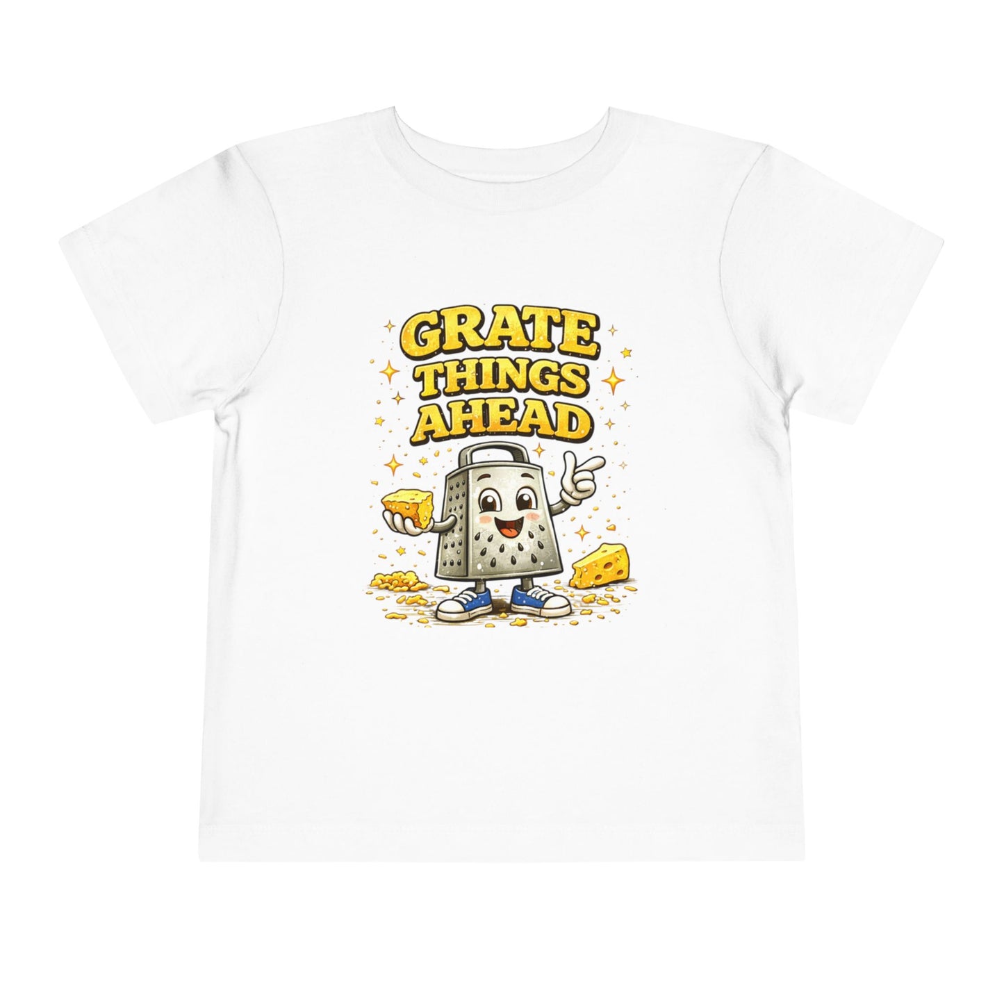 Grate Things Ahead Toddler Shirt, Funny Cheese Pun Kids Tee, Cute Food Pun Shirt for Kids, Funny Kids Graphic Tee, Kids Humor Shirt