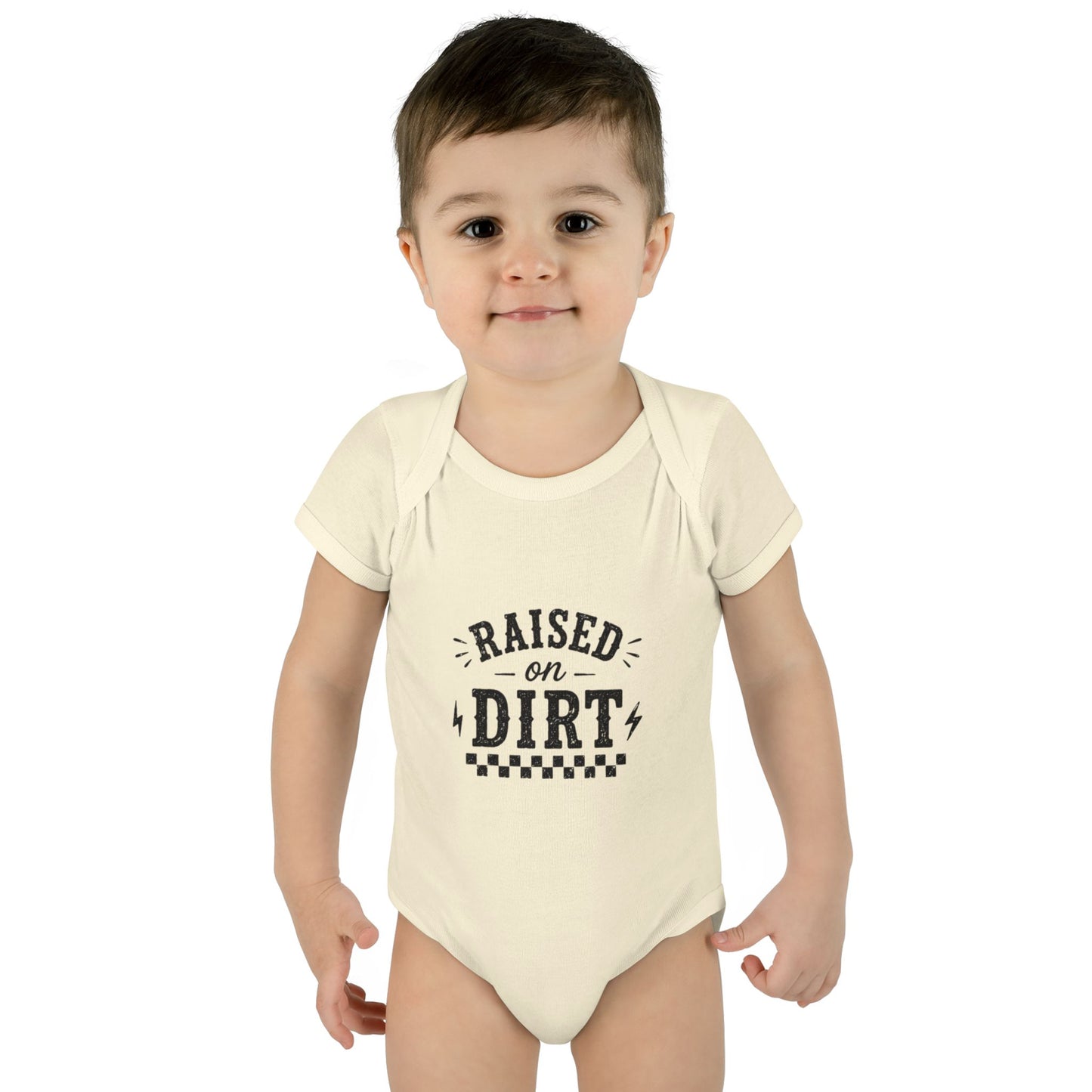Raised on Dirt Onesie