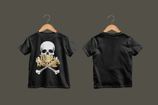 In My Johnny Knoxville Era - Skull - Black - Toddler Tee