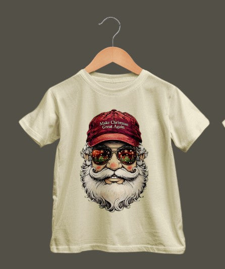Toddler Tee - Make Christmas Great Again - Ivory