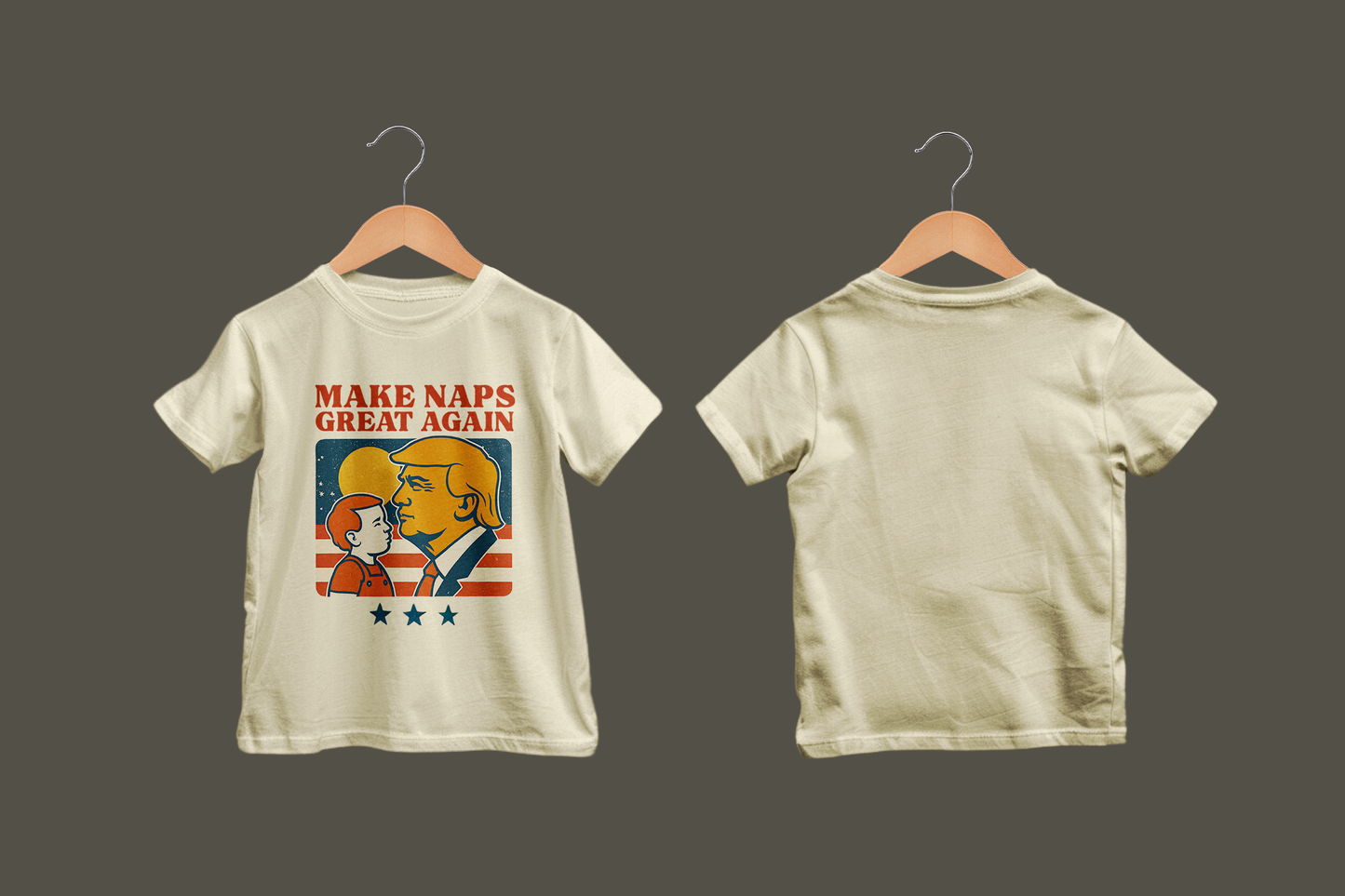 Toddler Tee - Vintage 'Make Naps Great Again'
