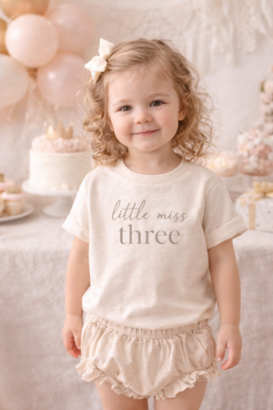 Little Miss Birthday Toddler