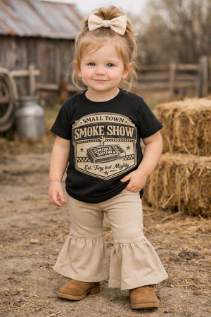 Small Town Smoke Show Toddler Shirt, Funny Country Toddler Tee, Western Boutique Kids Shirt, Farm Kid Shirt, Small Town Kid Outfit, Vintage Toddler Tee