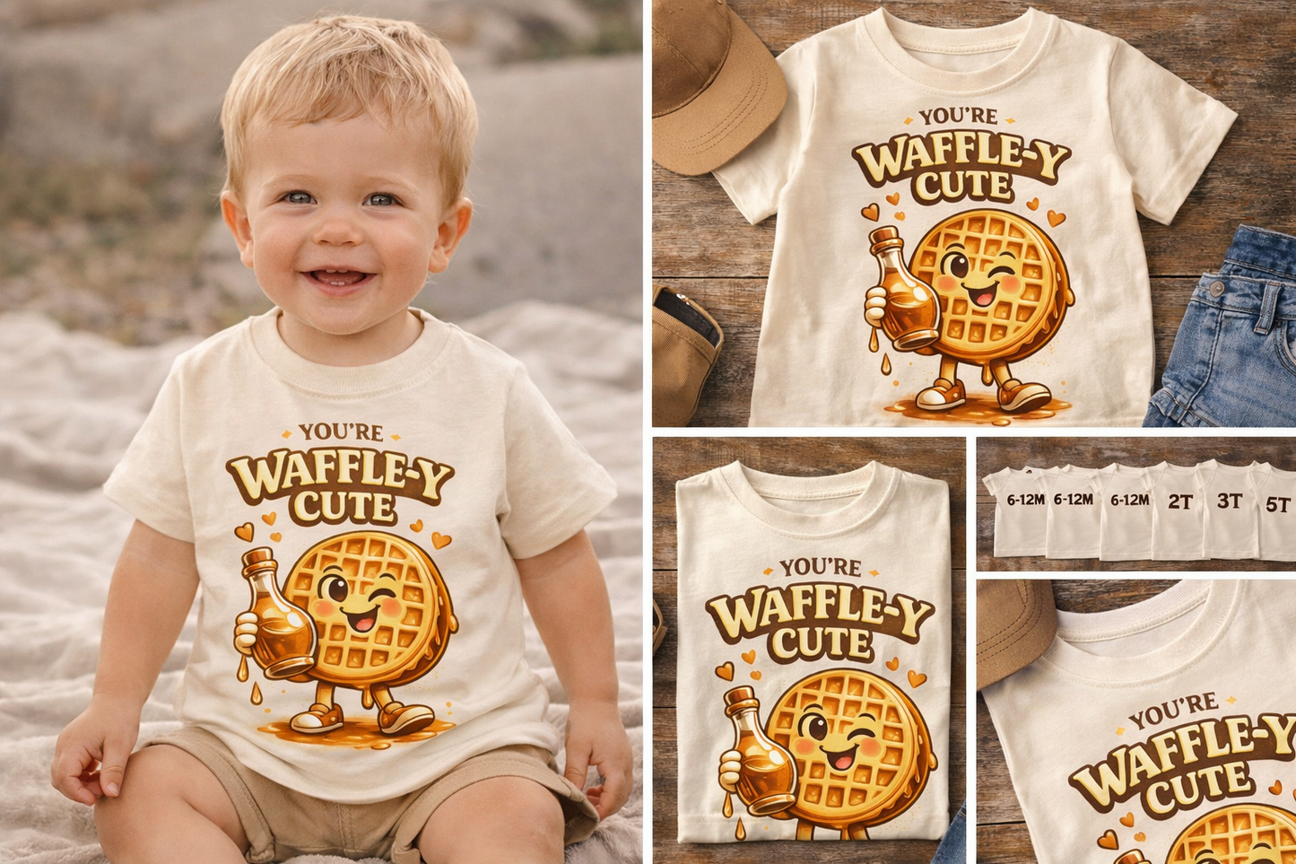 You’re Waffle-y Cute Toddler Shirt, Funny Breakfast Kids Tee, Valentine Toddler Shirt, Cute Food Pun Shirt, Boutique Toddler Gift