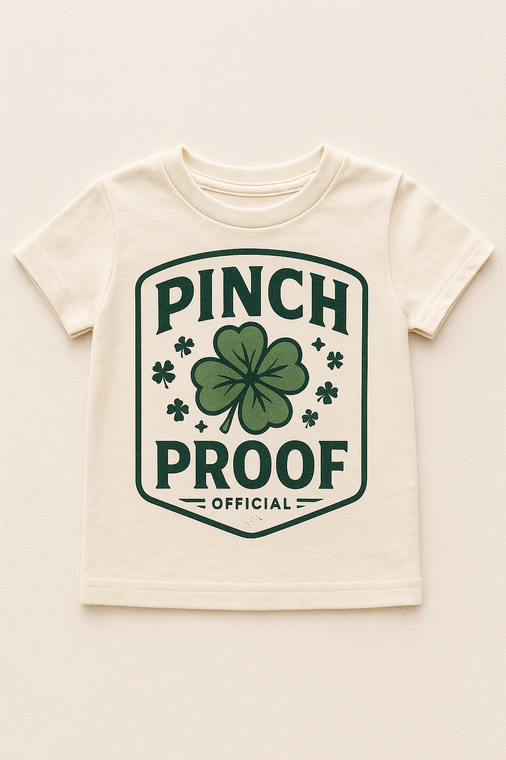 Pinch Proof Kids Shirt | St Patricks Day Toddler Shirt | Lucky Shamrock Baby Tee | Funny St Paddy’s Day Kids T-Shirt