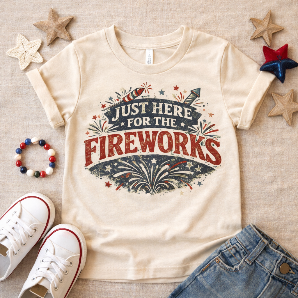 Just Here for the Fireworks Toddler