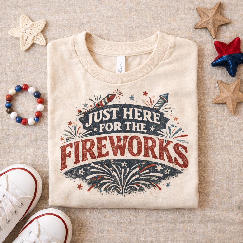 Just Here for the Fireworks Toddler
