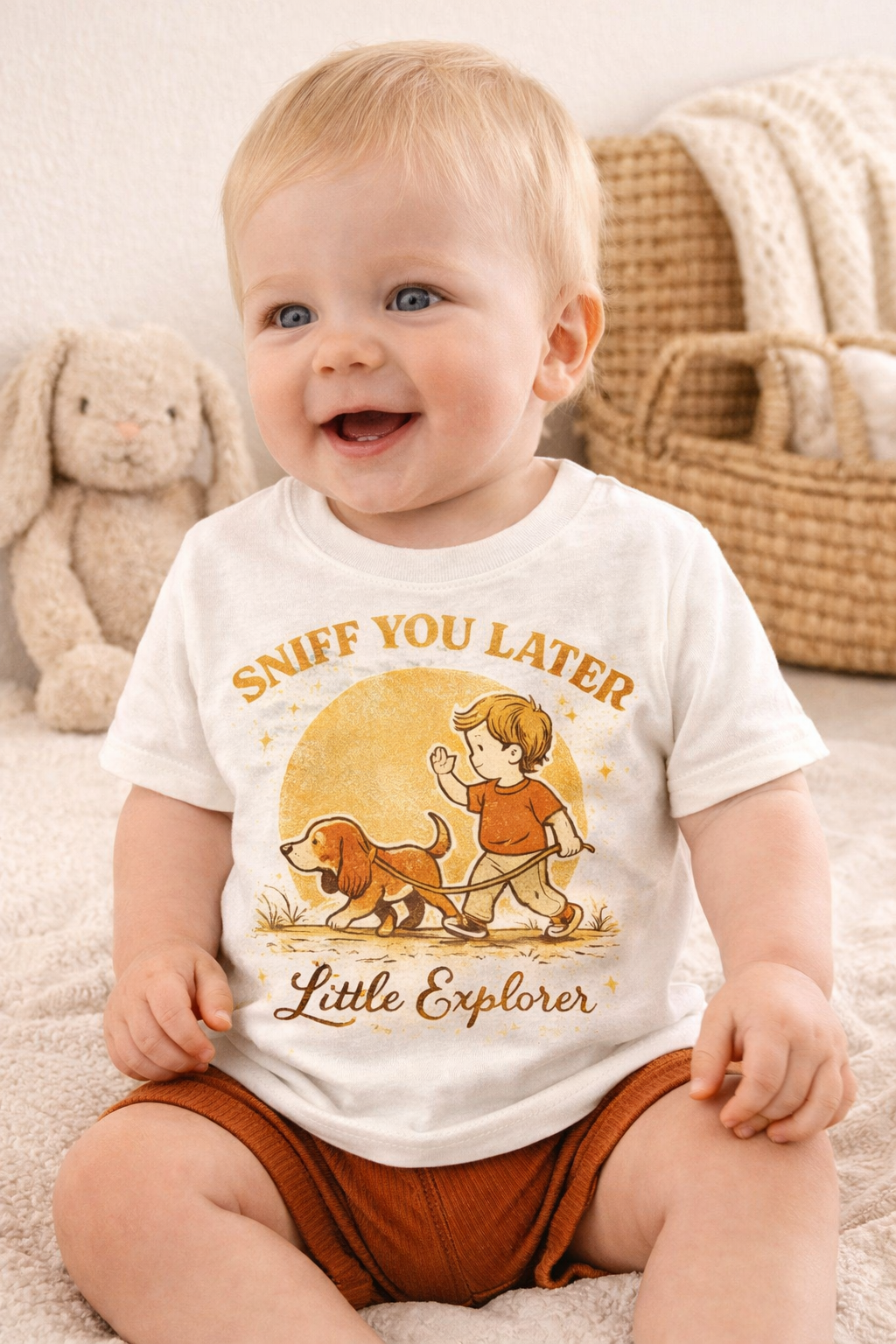 Sniff You Later Toddler Shirt, Funny Dog Kids Tee, Little Explorer Shirt, Puppy Lover Gift, Vintage Dog Graphic, Baby Toddler Youth Top