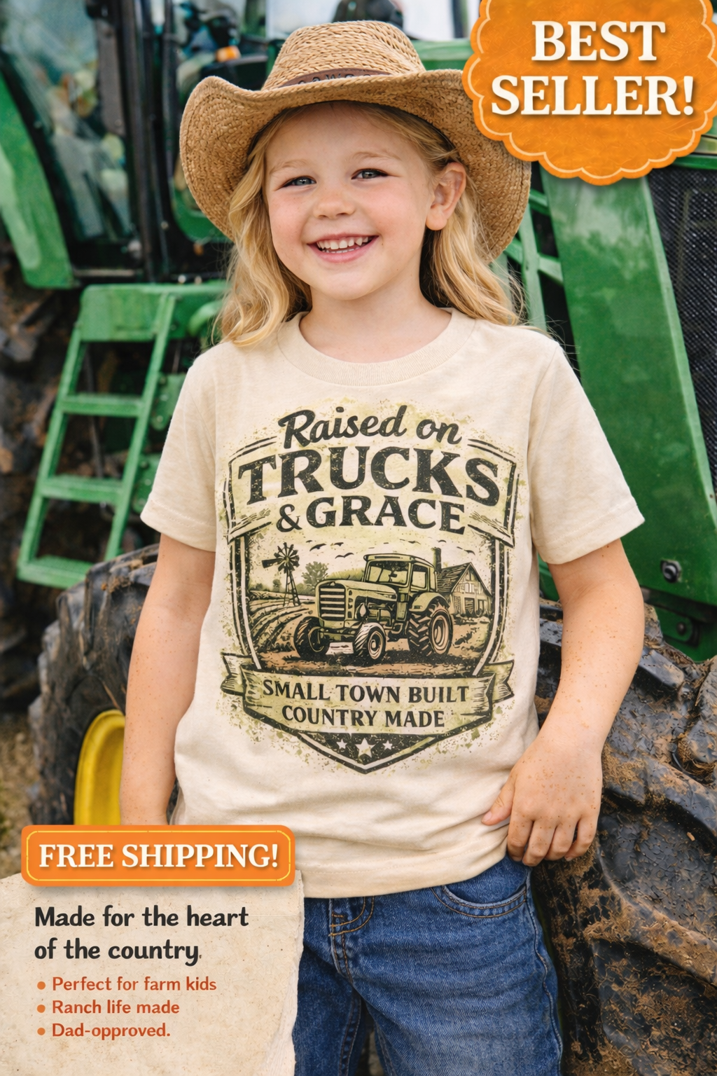 Raised on Trucks and Grace Toddler
