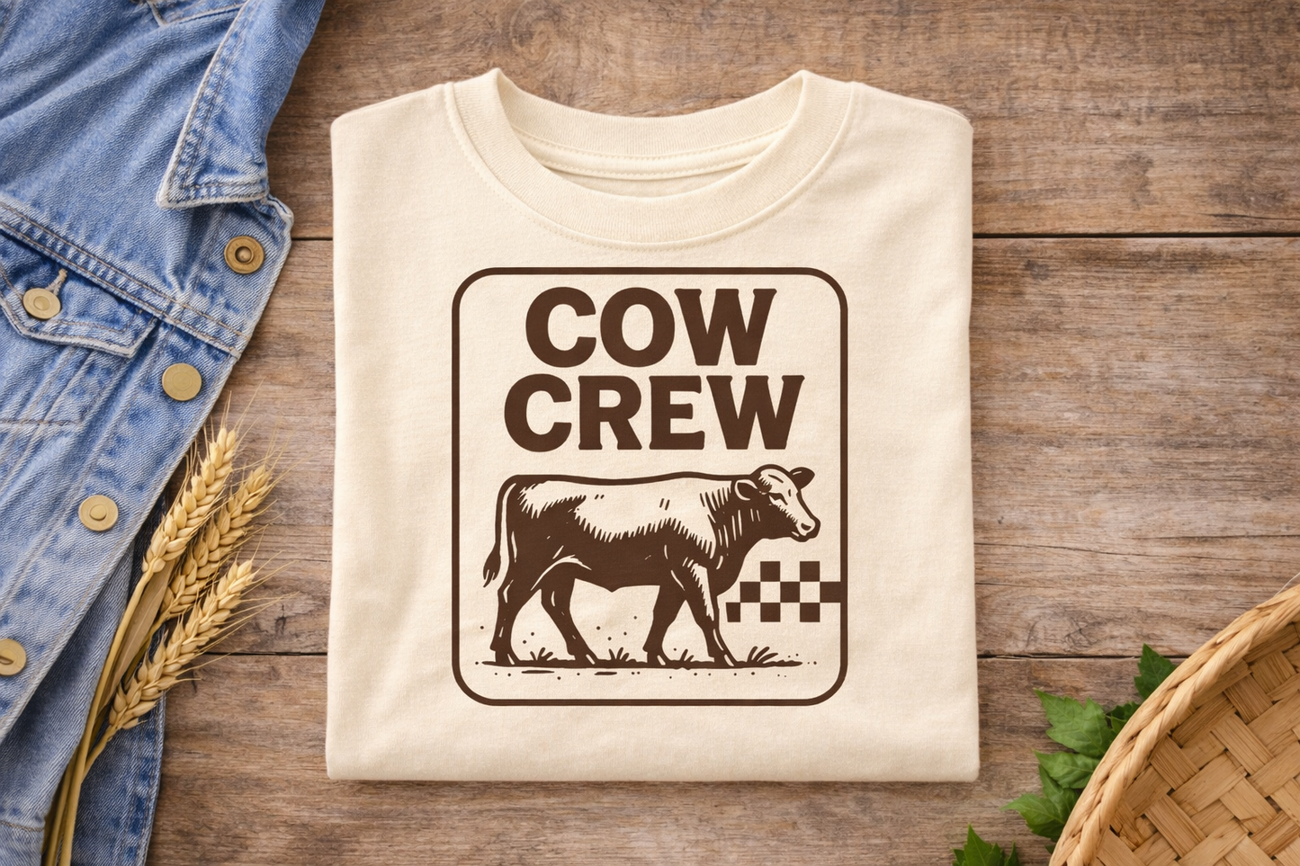Cow Crew Toddler Shirt, Farm Kid Shirt, Country Kids Tee, Farm Life Baby Shirt, Western Toddler Outfit, Farm Animal Shirt, Cowboy Kid Gift