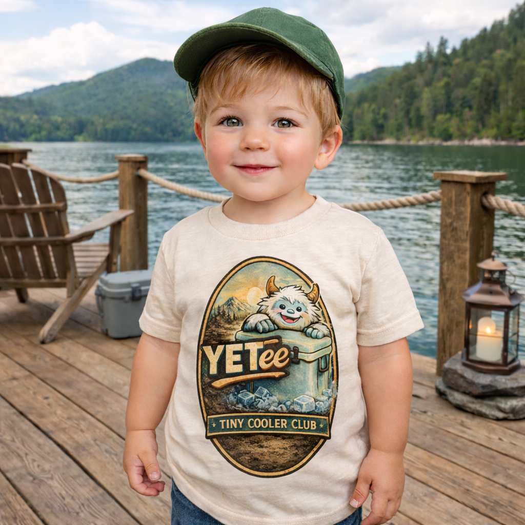Tiny Cooler Club Toddler Shirt, Lake Life Kids Shirt, Camping Toddler Tee, Outdoor Kids Shirt, Adventure Toddler Tee, Lake Trip Kids Shirt