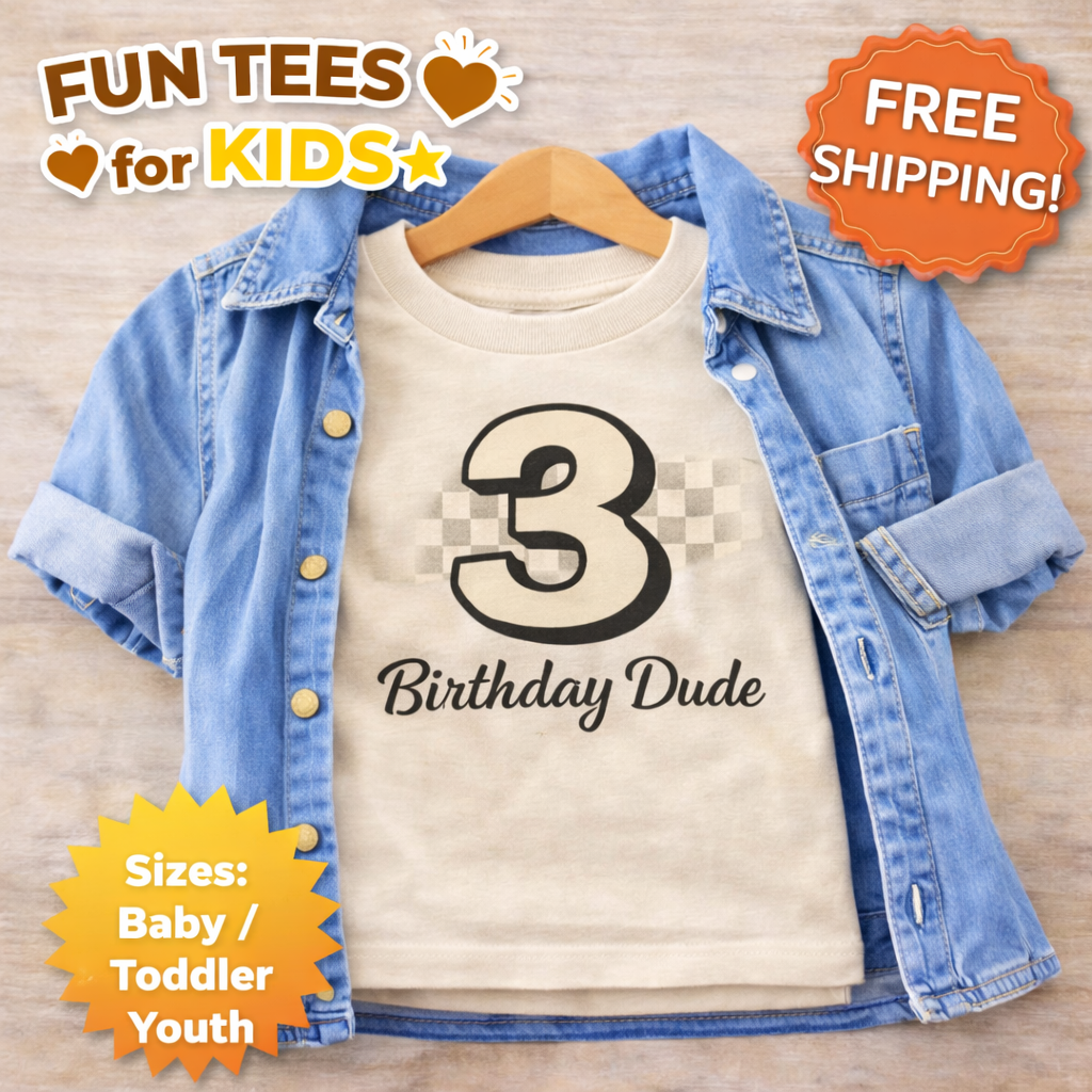 Birthday Dude Shirt, Custom Birthday Shirt Boy, 1st 2nd 3rd 4th 5th Birthday Shirt, Toddler Birthday Outfit, Race Car Birthday Shirt, Boy Birthday Tee