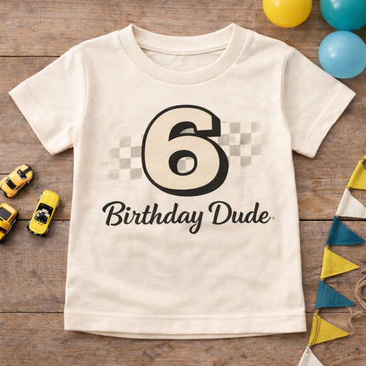 Birthday Dude Shirt, Custom Birthday Shirt Boy, 1st 2nd 3rd 4th 5th Birthday Shirt, Toddler Birthday Outfit, Race Car Birthday Shirt, Boy Birthday Tee