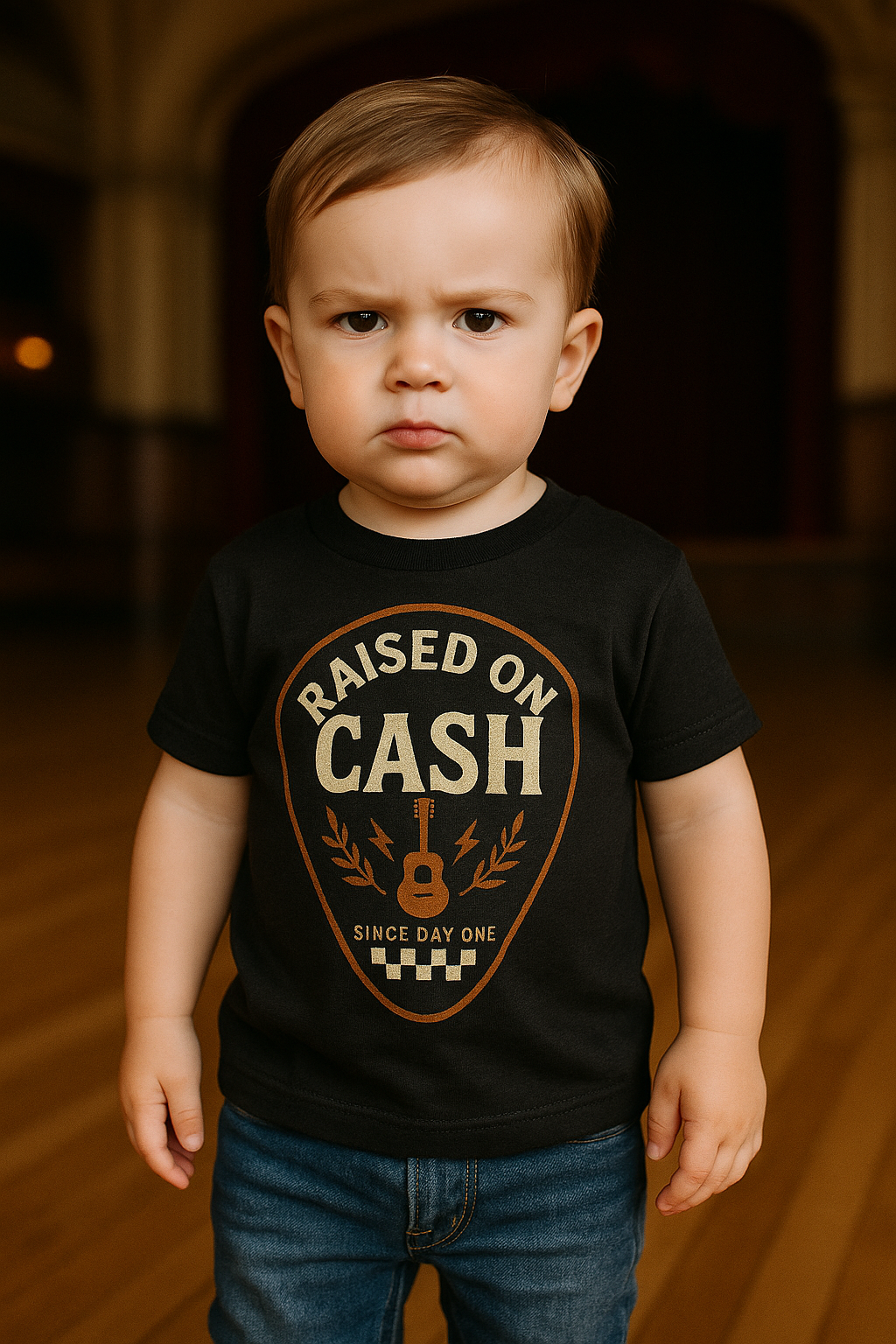 Raised On Cash Kids Shirt, Country Kids Shirt, Western Toddler Shirt, Cash Country Shirt, Boy Country Shirt, Guitar Country Tee, Kids Western Tee