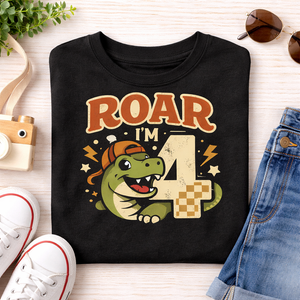 Roar I’m 4 Dinosaur Toddler