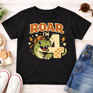 Roar I’m 4 Dinosaur Toddler