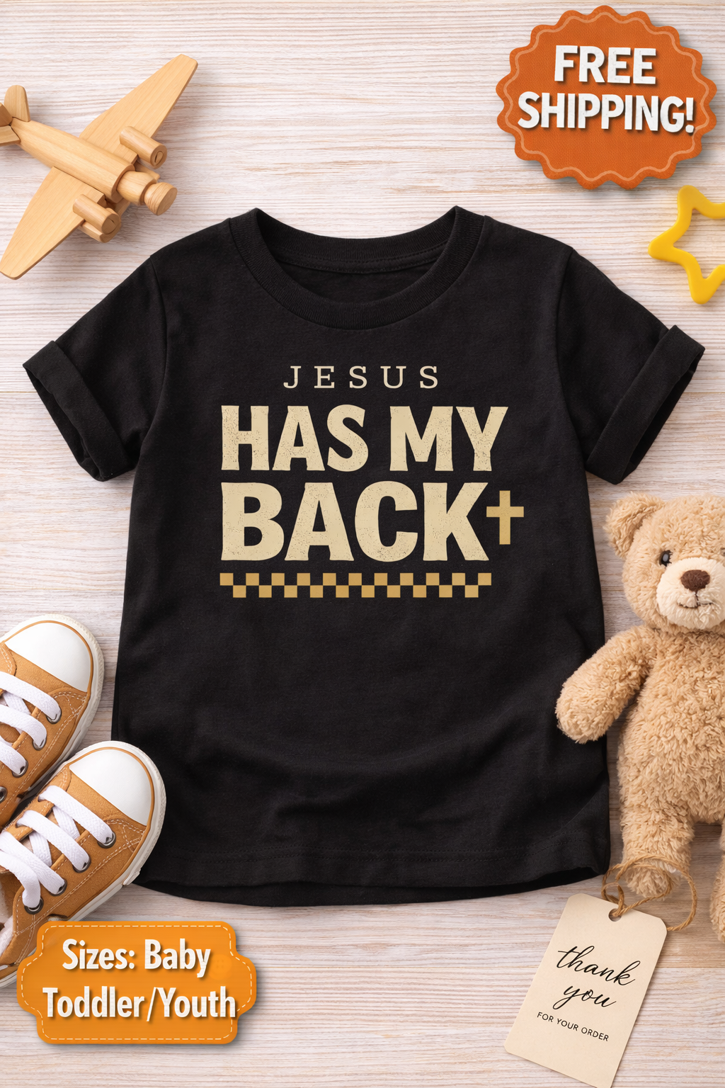 Jesus Has My Back Toddler