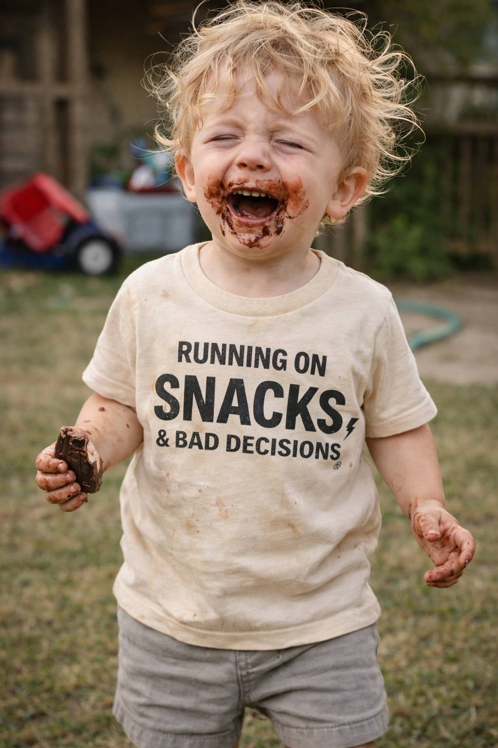 Running On Snacks And Bad Decisions Toddler