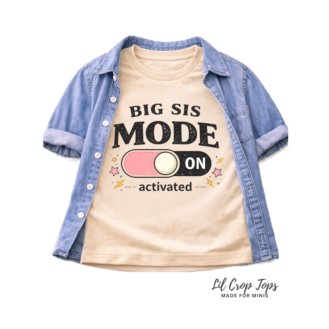 Big Sis Mode Activated Toddler