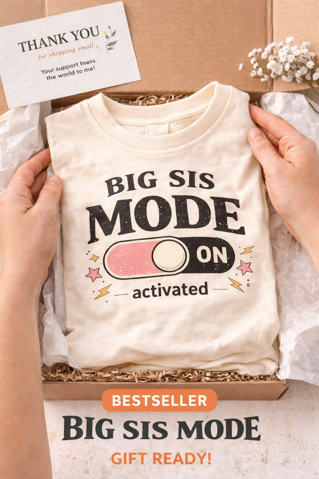 Big Sis Mode Activated Toddler