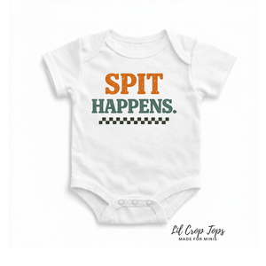 Spit Happens Onesie