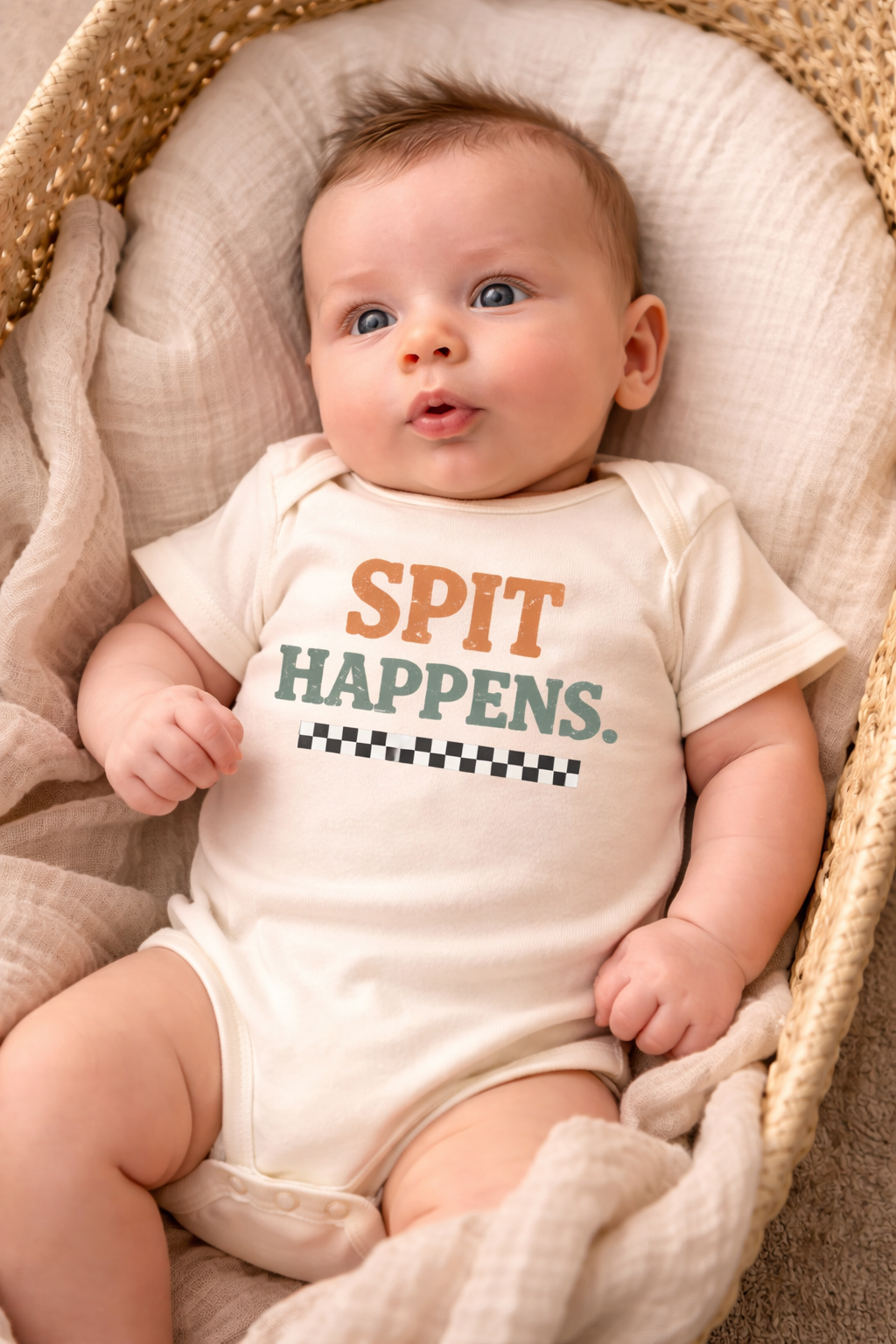 Spit Happens Onesie