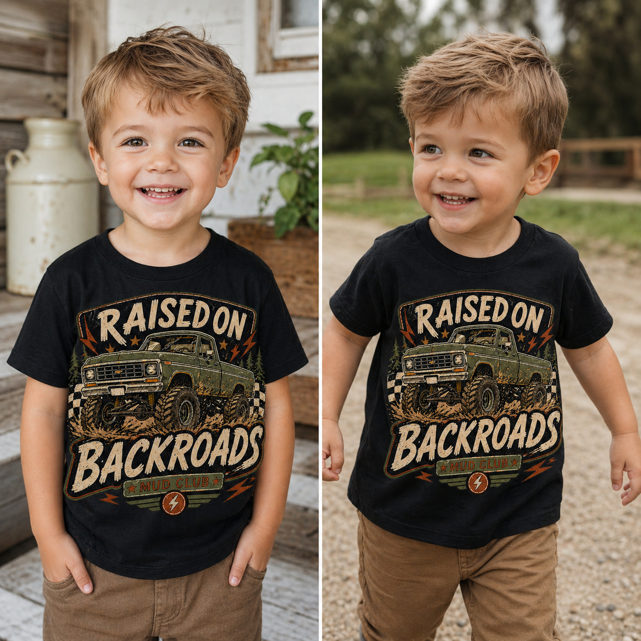 Raised on Backroads Toddler