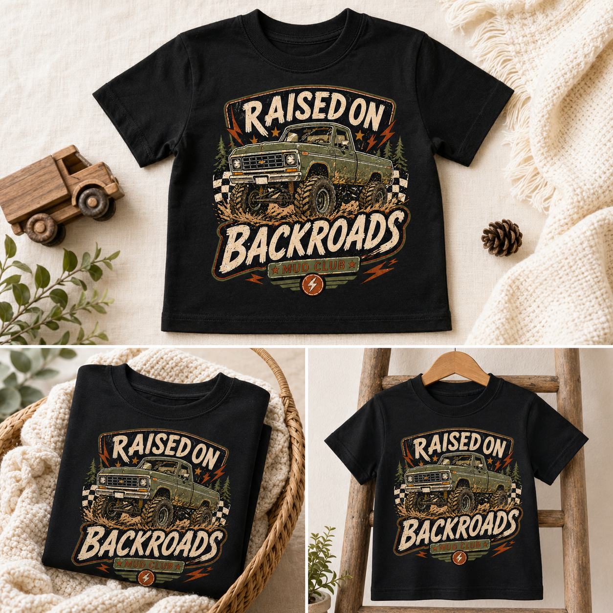 Raised on Backroads Toddler