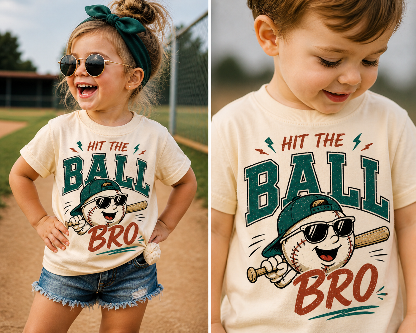 Hit the Ball, Bro Teal Toddler