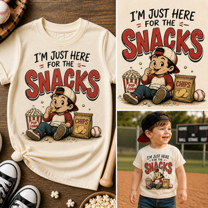 I'm Just Here For The Snacks Toddler