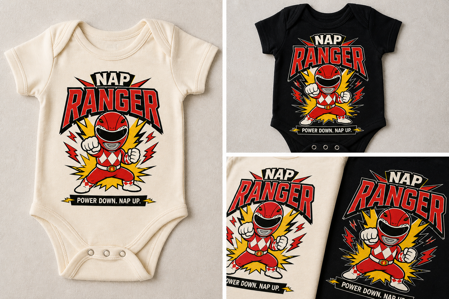 Red Nap Ranger Onesie