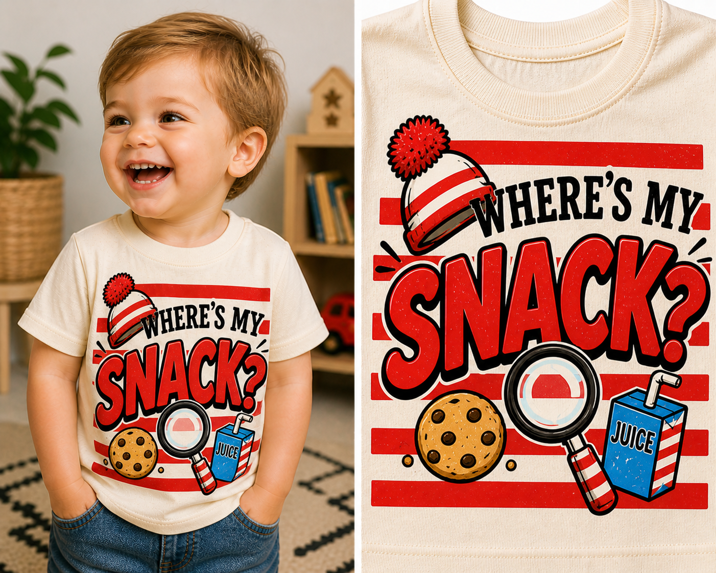 Where's My Snack Toddler