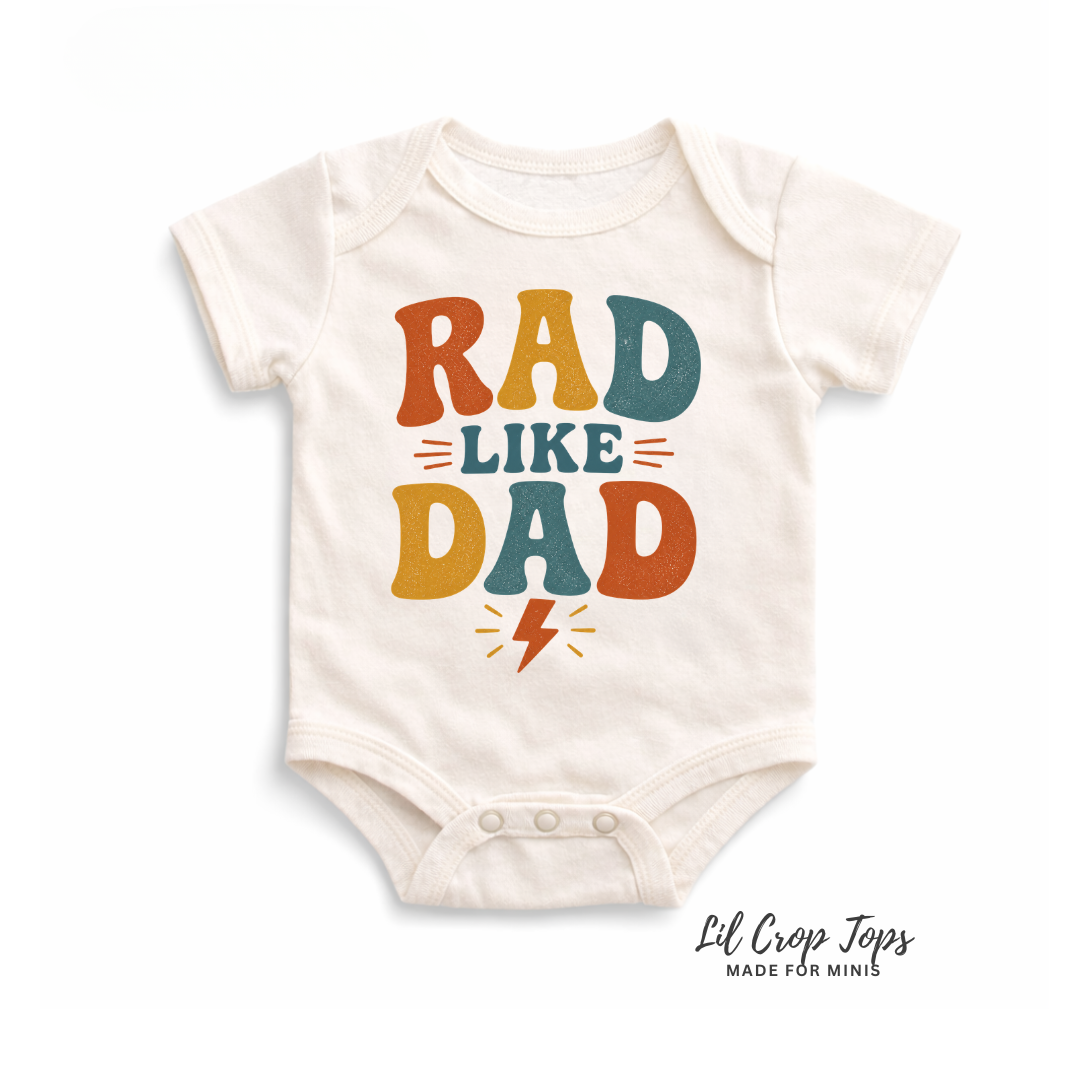Rad Like Dad Onesie