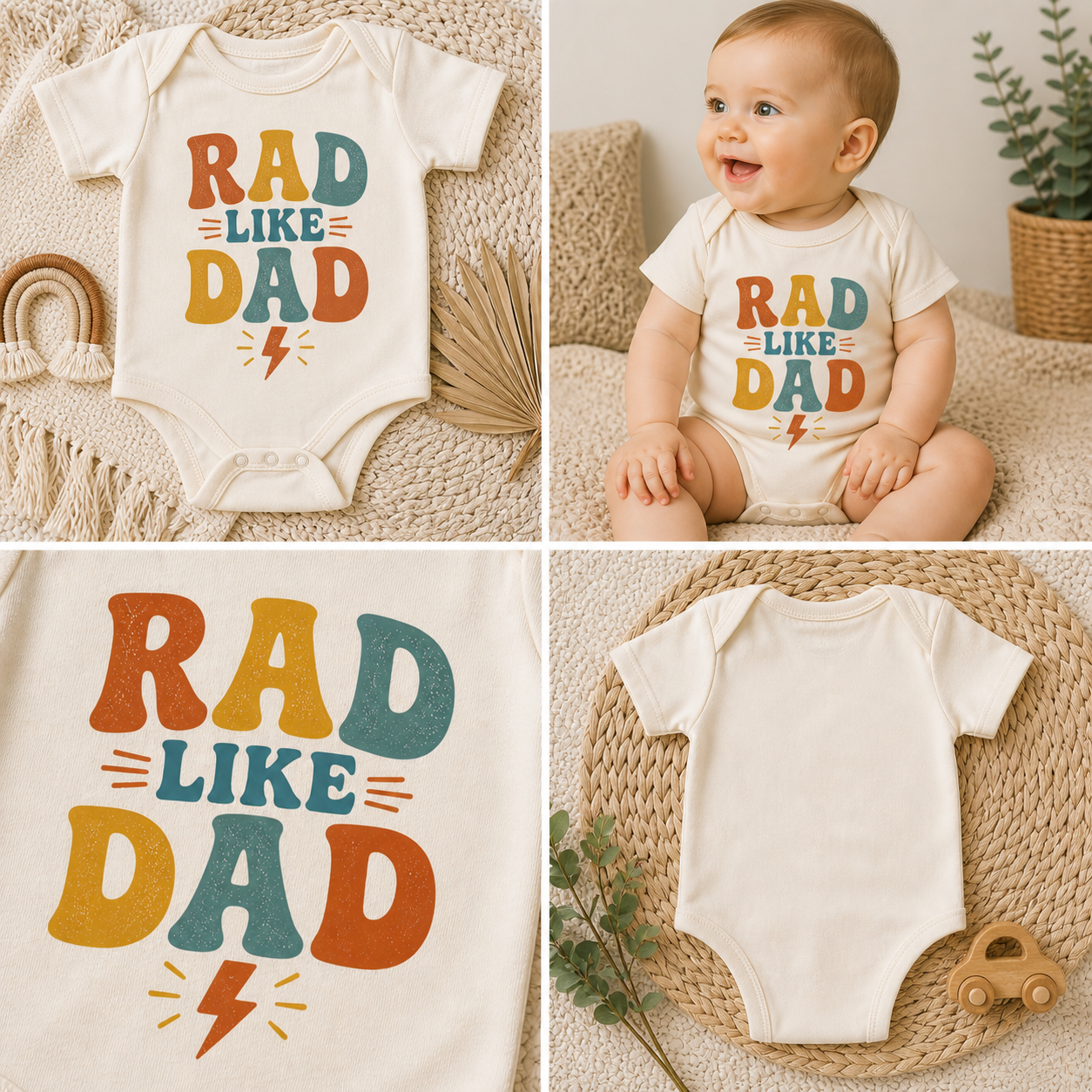 Rad Like Dad Onesie